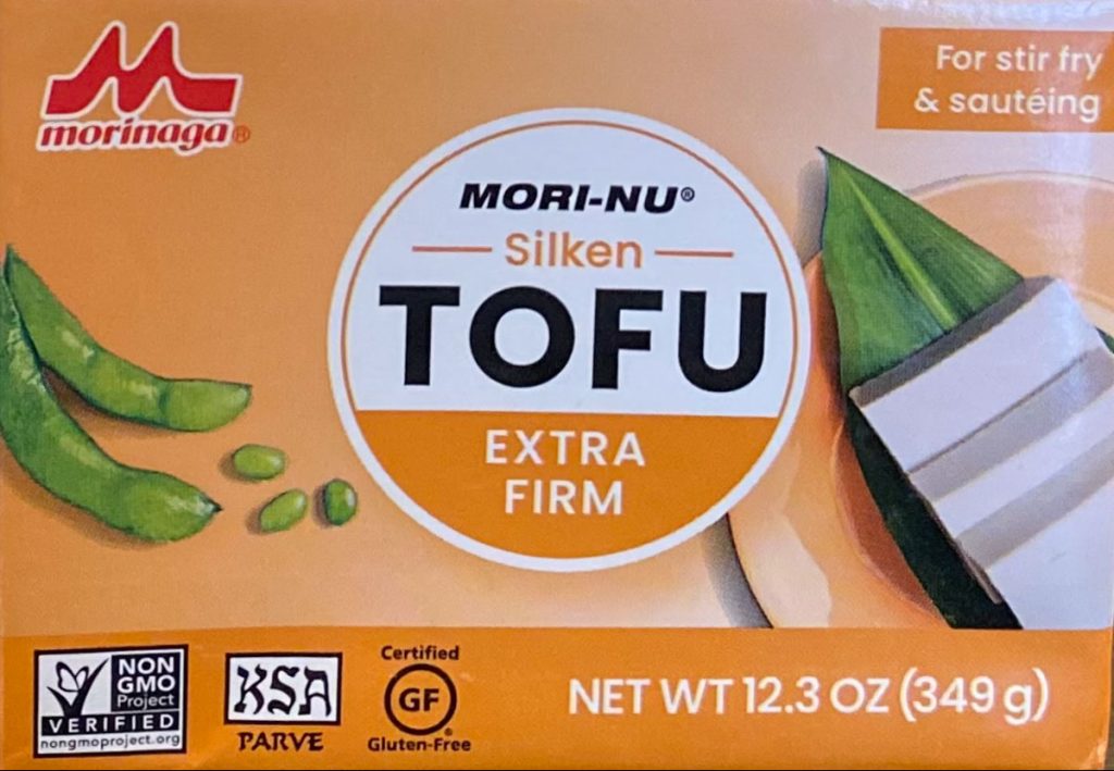 Package of mori-nu tofu.