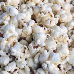 closeup of popcorn.