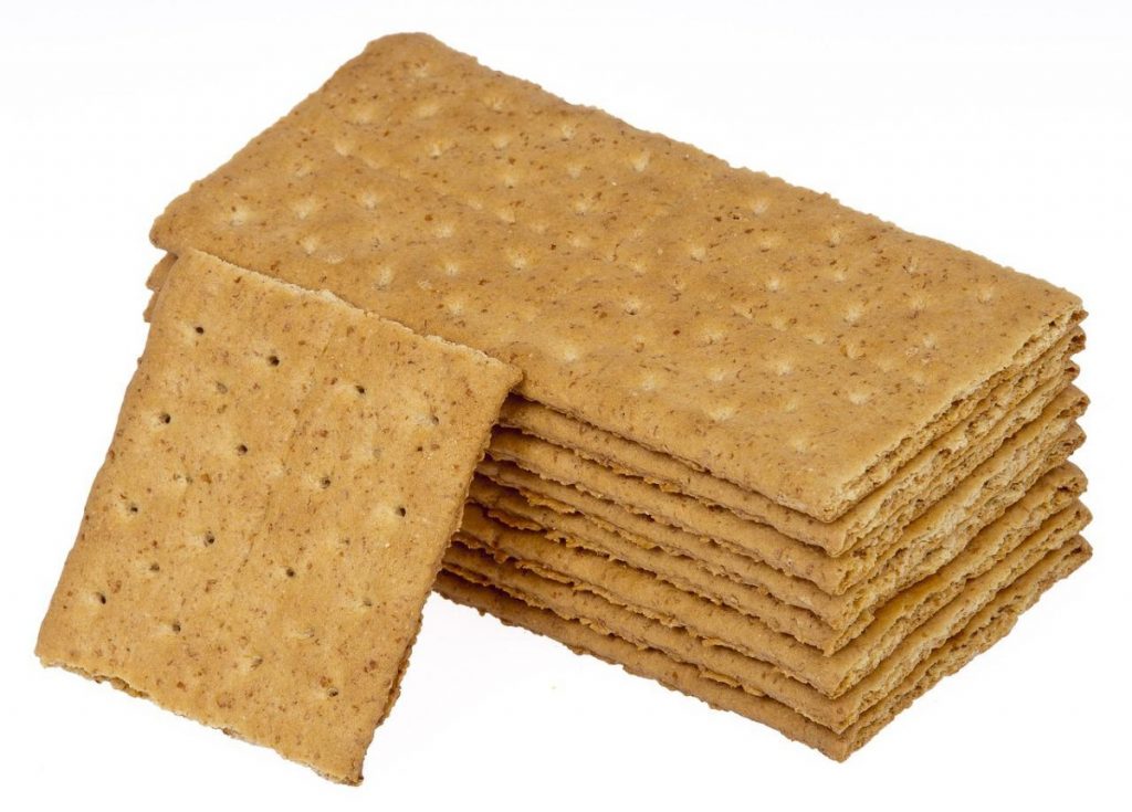 stack of graham crackers.