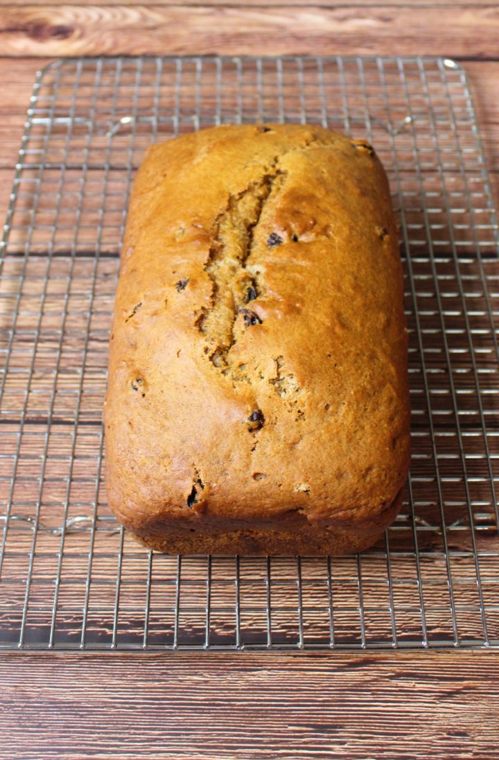 Easy Vegan Pumpkin Bread with Raisins (No Flax) Hassle Free Vegan