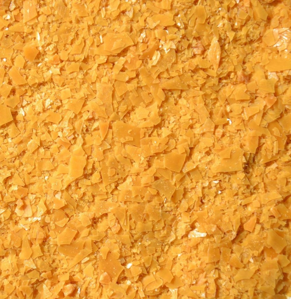 close up of carnauba wax.